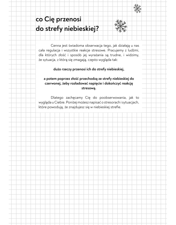 Zeszyt rozwojowy o złości