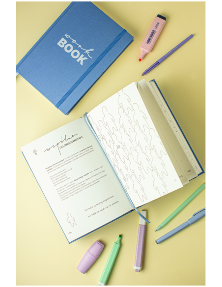 Workbook niebieski